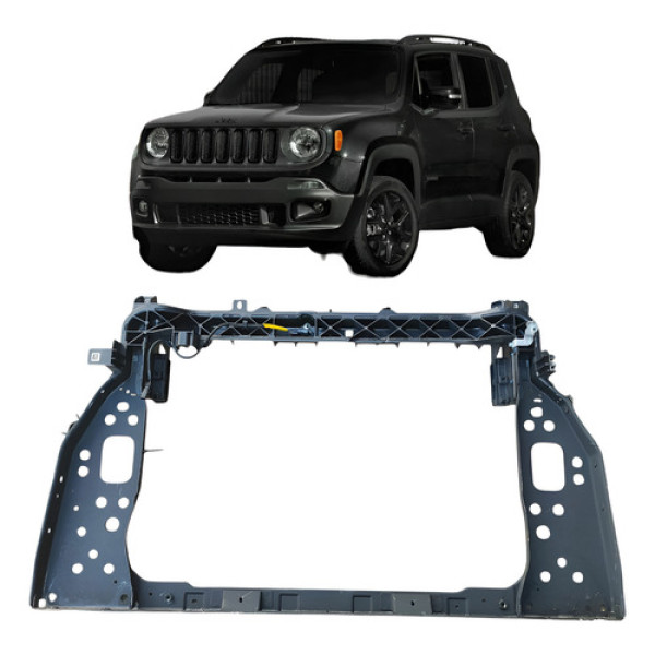 Suporte Radiador Jeep Renegade 2015/21 P1 Preto