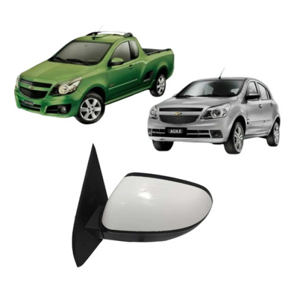 Retrovisor Esq Elétrico Gm Agile Montana 2012 2020 Cx265