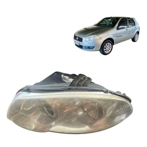 Farol Esquerdo Fiat Palio 2008 A 2014  (usado) P9 Esquerdo/motorista