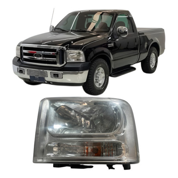 Farol Ford F250 F350 F4000 2006 A 2011 Lado Esquerdo P1 Esquerdo/motorista