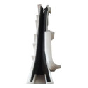 Guia Canaleta Vidro Traseiro Le Renegade Cx476 Branco E Preto