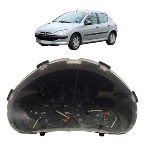 Painel Instrumentos Peugeot 206 1999/2009 Cx492 Preto