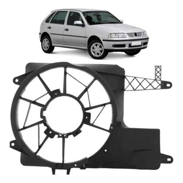 Defletor Ventoinha Radiador Gol Saveiro Parati 1999 A 2005