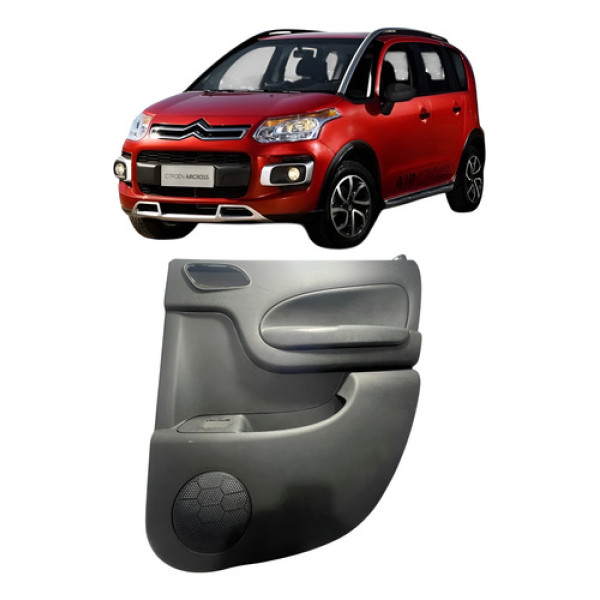 Forro Porta Traseira Direita Citroën C3/aircross 2012 P2 Preto