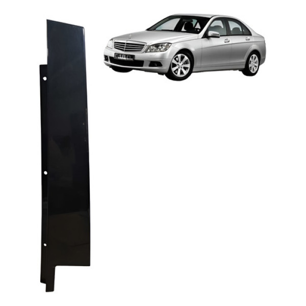 Moldura Porta Traseira Direita Mercedes C180 2011 2012 Preto