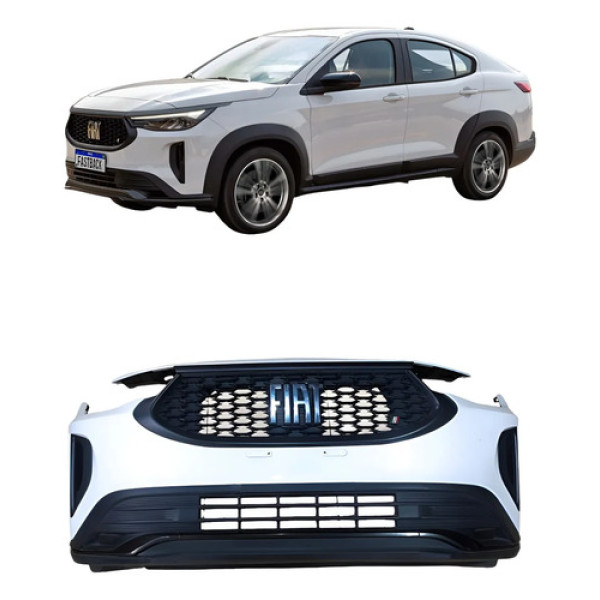 Parachoque Dianteira Fiat Fastback 2021/2024 Original Branco
