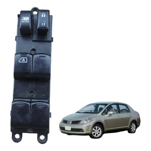 Botao Vidro Eletrico Nissan Tiida 2008 A 2013