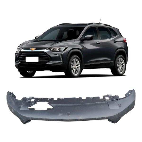 Spoiler Aplique Dianteiro S/sensor Tracker 2021/24 P1 Preto