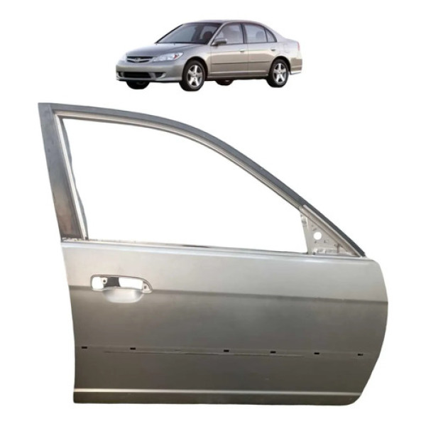 Porta Dianteira Direita Honda Civic 1.7 2004 Dianteira Direito Preto