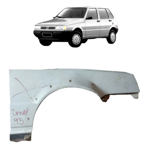 Paralama Dianteiro Direito Fiat Uno 1.0 1993 A 1998