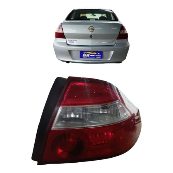 Lanterna Traseira Direita Chevrolet Prisma 1.4 2008 Direito/passageiro Vermelho