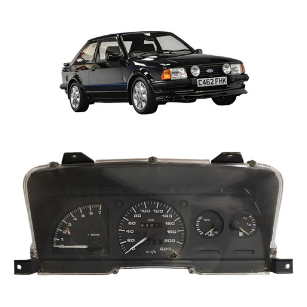 Painel Instrumentos Ford Escort 1985/1988 Cx498 Preto