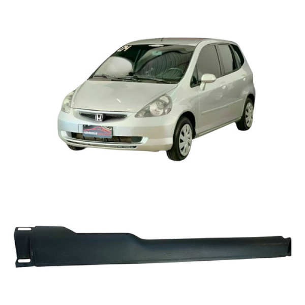 Acab Soleira Porta Dianteira Direita Honda Fit 2003/08 Cx520 Preto