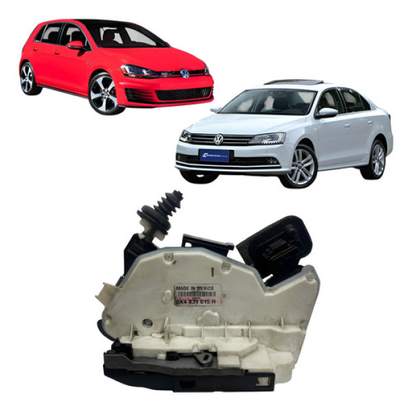 Fechadura Elétrica Traseira Esquerda Jetta Golf 11a18 Cx530 Branco