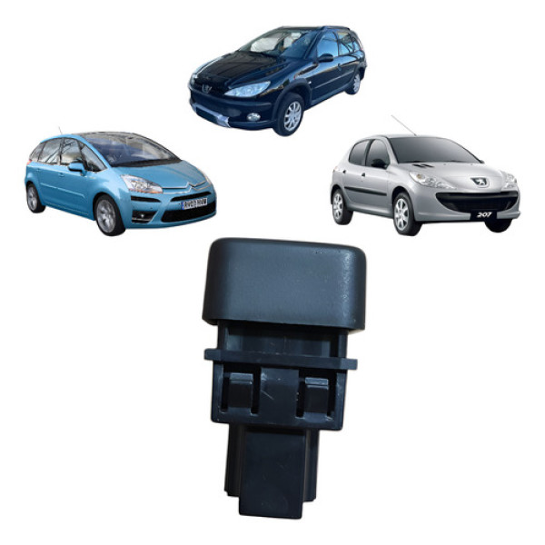 Botão Falso Citroen C4 Peugeot 206 207 07/13 Cx234
