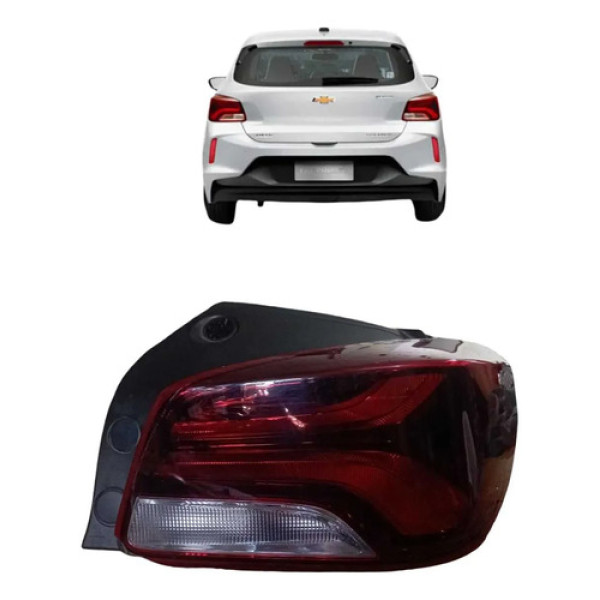 Lanterna Traseira Direito Onix 1.0 Lt 2020 A 2024 Direito/passageiro Vermelho