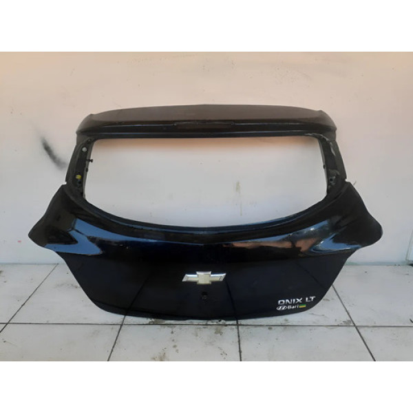Tampa Traseira Onix 2015 Lisa Original  Preto