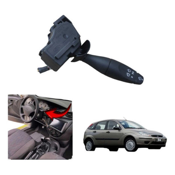 Chave Comando Limpador Parabrisa Ford Focus 2001 A 2004