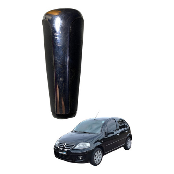 Manopla Câmbio Citröen C3 2009/2012 Cx213 Preto