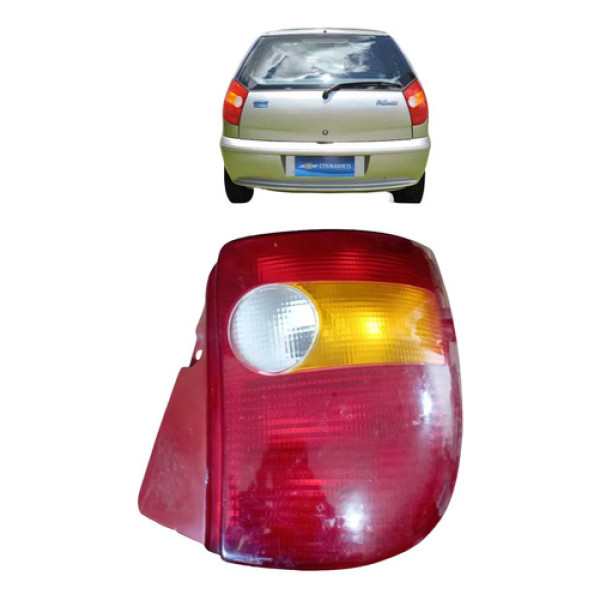 Lanterna Traseira Direita Fiat Palio 1.0 1997 Esquerdo/motorista Tricolor