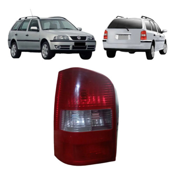 Lanterna Traseira Esquerda Parati 1.0 2000 A 2002 Esquerdo/motorista Vermelho