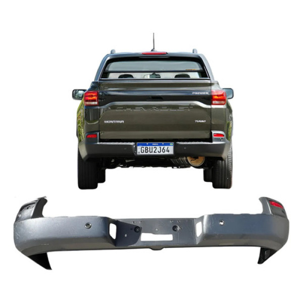 Parachoque Traseiro Chevrolet Montana 2023 A 2024 P1