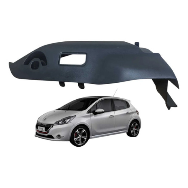Acabamento Lateral Esq Porta Malas Peugeot 208 2014-2018 Preto