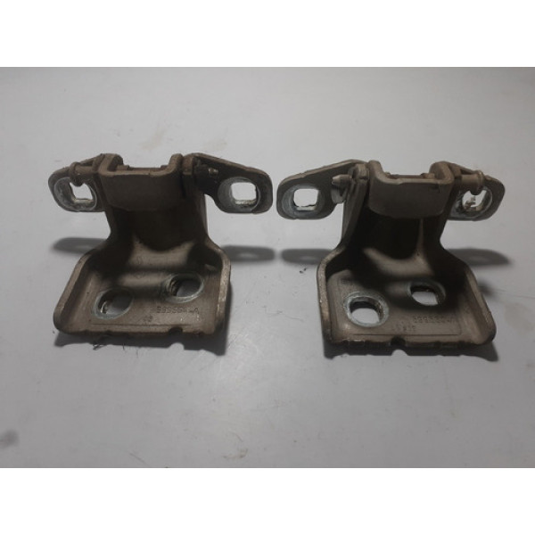 Par Dobradiça Porta Esquerda Sandero 08 A 14 Original Cx125