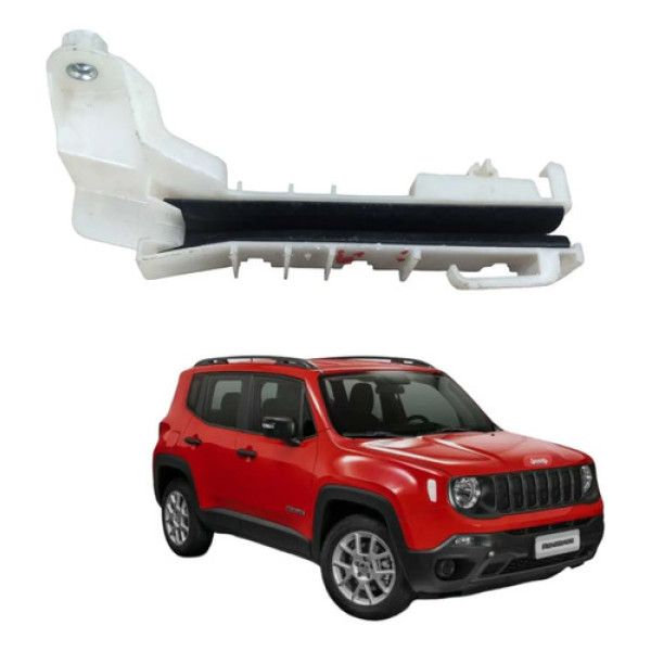 Canaleta Guia Vidro Dianteiro Direito Jeep Renegade 2019 Bege