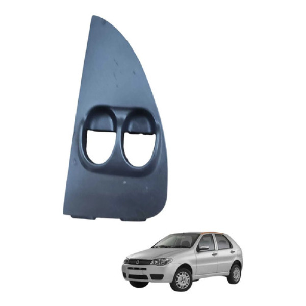 Moldura Botao Vidro Eletrico Diant Esq Duplo Palio 2004 2012