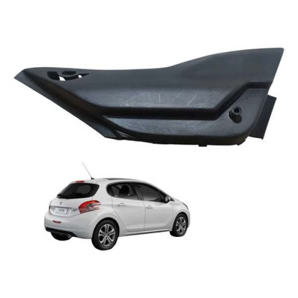 Acabamento Lateral Porta Malas Direito Peugeot 208 2015 2017