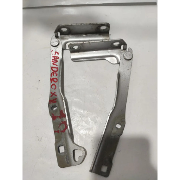 Par Dobradiças Capô Renault Sandero 2008/2013 Cx120b
