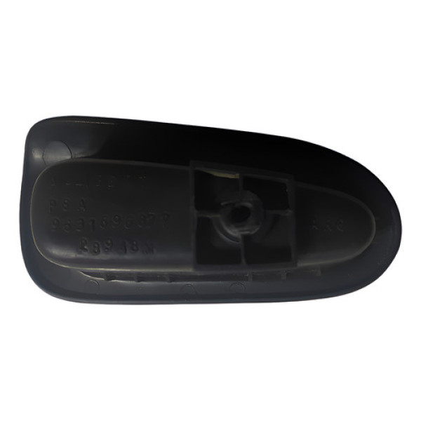 Puxador Porta Moldura Esquer Traseiro Peugeot 206 02/07 Cx47 Preto