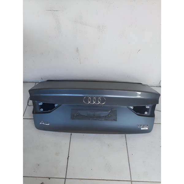 Tampa Traseira  Porta Malas Audi A3 Sedan  2017 Cinza-escuro