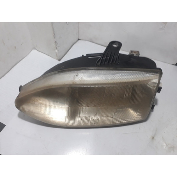 Farol Esquerdo Palio Foco Duplo  Plástico 1997 1998 A 2001 