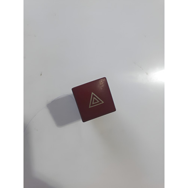 Botão  Interruptor.  Pisca Alerta Peugeot  207 Cx243 Vermelho