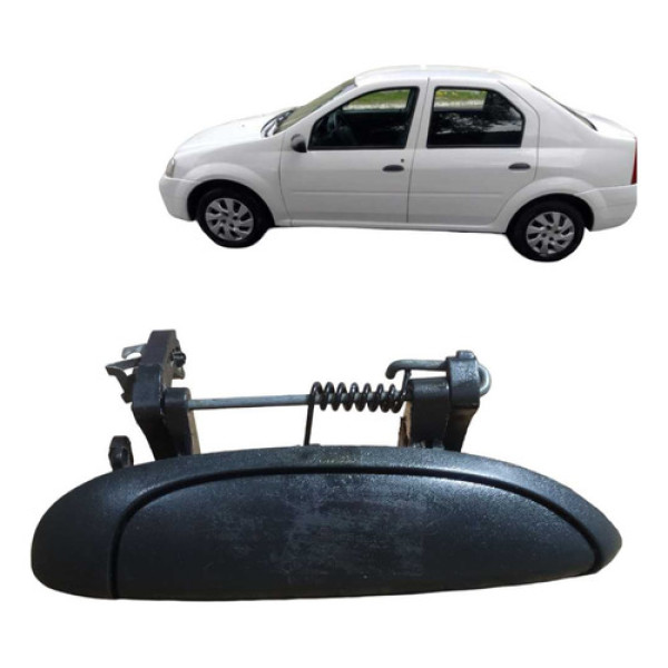 Maçaneta Dianteira Traseira Lado Direito Logan 2008 A 2013 0000 Dianteira/traseira