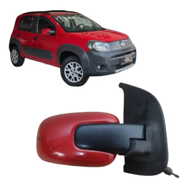 Retrovisor Manual Direito Uno Vivace 2011 2021 Cx237