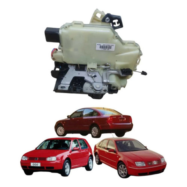 Fechadura Eletrica  Tras Esq Vw Bora Golf Passat 1999 A 2010
