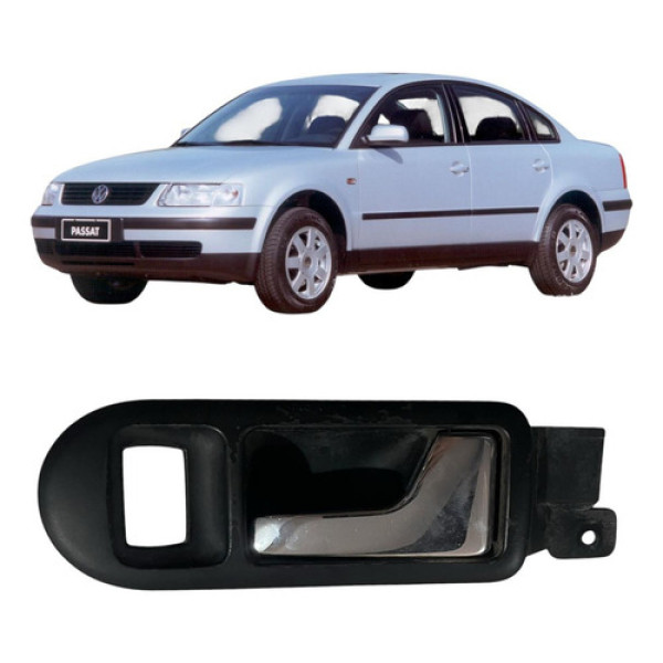 Maçaneta Interna Dianteira Esquerda Passat Alemão 1999 Cx251 Preto Dianteira