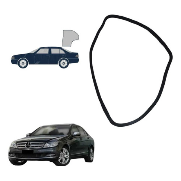 Borracha Porta Traseira Direita Mercedes C280 2009 Cx410