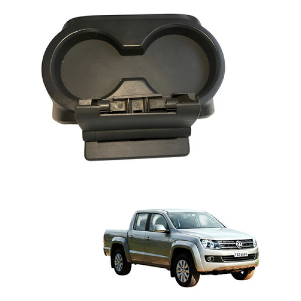 Porta Copos Central Vw Amarok 2012/2020 Cx533 Preto
