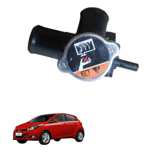 Flange Conexao Tampa Radiador Hyundai Hb20 2015 2019