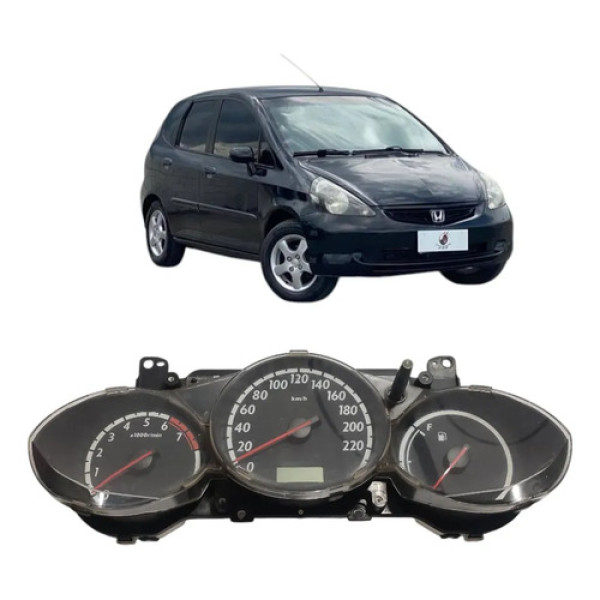 Painel Instrumentos Honda Fit 2003 Cx490 Preto