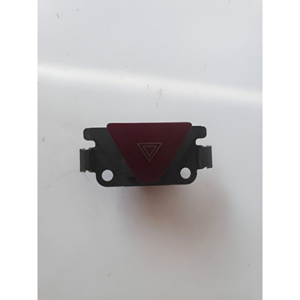 Botão  Painel Pisca Alerta Peugeot  307 08/13 Cx243 Vemelho