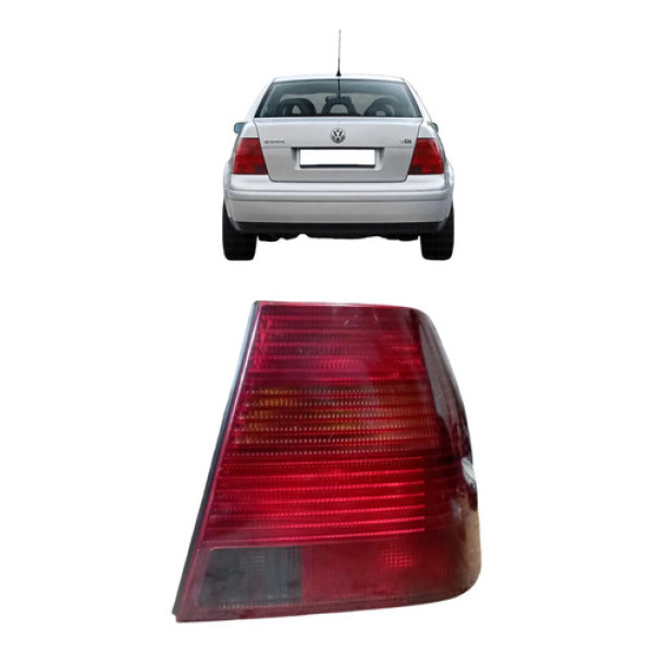 Lanterna Traseira Direita Volkswagen Bora 2.0 2001 A 2005 Vermelho