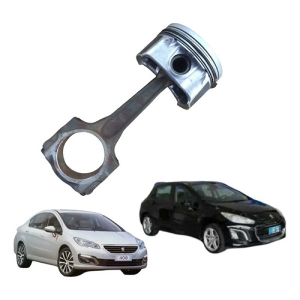 Pistão E Biela Peugeot 308 408 1.6 16v Flex 2012/2014 Cx316