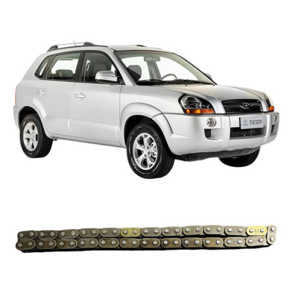 Corrente Cabeçote Hyundai Tucson Sportage I30 2.0 Cx400 Preto