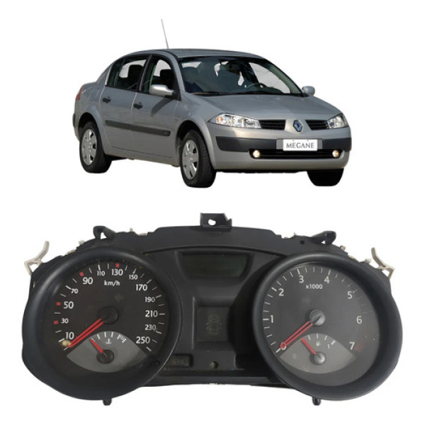 Painel Instrumento Renault Megane 1.6 16v 2007/2008 Cx477 Preto