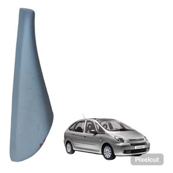 Moldura Retrovisor Interna Direita Citroen C3 2003 2011 Cinza